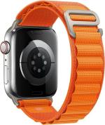 Zybux Nylon G-Hook Smart Watch Strap for Apple iWatch Series (Orange) - 38 to 41 mm