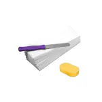 CUVLY Waxing Kit Combo Wax Strips (70) + Wax Spatula Hair Remover Wax Strips Waxing Strips | WAX COMBO (WAX STRIPS)