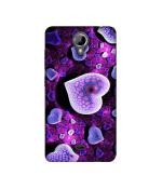 Casotec Heart Design Printed Silicon Soft TPU Back Case Cover for XOlO One HD