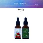 SAMAZH ORGANIC ROSE , NEEM BATH ESSENTIAL OIL NATURAL & ORGANIC DROPPER COMBO(20ml)