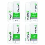 Salve Sweatgo Anti perspirant Roll On Hyperhidrosis Sweat Free Healthy Skin for Women, 60ml (Mogra, Pack of 4)