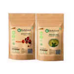 HerbsLand 100% Natural Beetroot and Ubtan Glowing (Including with Orange Peel, for Fairness | Ayurvedic Healing | Detan with Hair Removal (100gm Each)