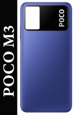 PURPLESAVVY Cool Blue Plastic Back Panel For Poco M3