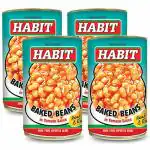 Habit Baked Beans In Tomato Sauce, 450 g - Pack Of 4