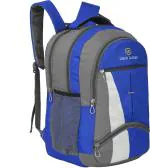 Urban Carrier Blue Polyester Laptop Backpack, 45 L|Laptop Bag|College Backpack|School Bag