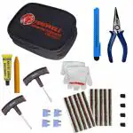 TIREWELL TW-5013 10 in 1 Universal Tubeless Tyre Puncture Kit with Storage Bag, Emergency Flat Tire Repair Patch Tool Bag for Car, Bike, SUV, & Motorcycle