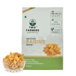 Two Farmers Organics Premium Seedless Green Raisins 250g | Kishmish | Nutritious| Rich in Iron & Vitamin B | Great source of Potassium (pack of 2)