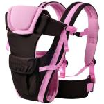 My Newborn Original -4 Way Carrying Position Baby Carrier (with Waist Belt) (Baby pink)
