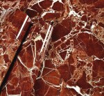 BLINE Oil-Proof Waterproof Self Adhesive wallpaper for kitchen (Marble Autumn Brown, 60x200cm)