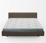 Kohir Grey Thailand Latex Foam Double Bed Bonnell Spring Mattresses,75 X 72 X 6