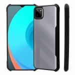 MONKISH Oppo Realme C11 Black Plastic Eagle Shockproof Transparent Case Cover|Mobile Cover|Mobile case|Flip cover