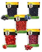 Tulunadu Flavours Blueberry, Black Currant, Cranberry, Strawberry, Gojiberry Dry Fruits, 200g (Pack of 5)