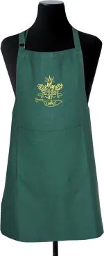 Crazyweaves Dark Green Kitchen Aprons (Free Size)