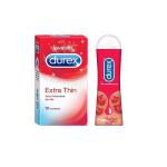 DUREX Pleasure Pack Extra Thin 10s-3n and Strawberry Lube 50ml