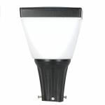 ALUCIFIC Dhamal Black and Milky Aluminium Casting Waterproof Gate Light for Home, Garden, Boundary Wall, Pillar, Lawn, Terrace, Corridor, B22 Holder