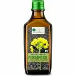 Bliss of Earth 500ML Certified Organic Mustard Oil for Cooking & Hair, Cold Pressed, Hexane Free