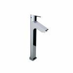 JAQUAR Lyric Series Table Mounted Tall Boy Cold ONLY Basin TAP/TAP (Chrome) | TOP Lever, Brass Body Water Tap/Faucet/Cock for Bathroom/Kitchen Wash Basin | LYR-CHR-38021