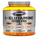 NOW Foods, Sports, L-Glutamine, 1,000 mg, 240 Veg Capsules