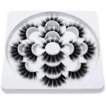 Maycreate Black Fiber False Eyelashes Party Look 3D Lashes 15-18Mm Fake - Azem2-15Nff5N