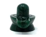 Shivaratna Shivaratna 100% Natural Margaj Stone Shivling Or Green Aventurine Shiva Lingam Or Emerald Shivling - 8.5 X 6 Cm