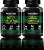 Naturewell Milk Thistle With 800 Mg Of Silymarin For Healthy Liver Pro, 60 Capsules Each (Pack Of 2)