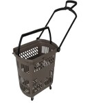 Bigapple Heavy Weight King Shopping Trolley, Load Capacity 42 L (Grey)