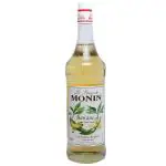 Monin Banana Yellow Flavored Syrup, Clear Light Gold, Large, 1 L