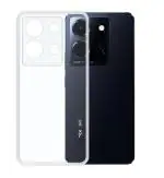 COVERBLACK Rubber silicone Back Cover for Infinix Note 30 5G - Transparent