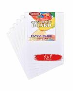 Variety Canvas Acid Free White Board 6 x 8 Inch (Pack of 6)