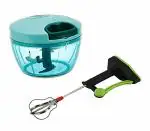 AK Ultimate Vegetable Chopper and 1 Power Free Hand Blender Kitchen Tool Set