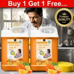 Bliss&Blush Dishwash Liquid Orange 10 Liter Combo pack of 2| Biodegradable, Non Toxic, Eco-Friendly| power Of Orange