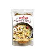 CROWN Ready Sheer Khurma (Sev Kurma) Mix 100g x Pack of 4 | For 1 Liter Milk each | Total: 400g