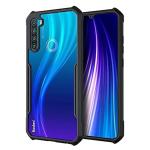 Mezmo Xiaomi Redmi Note 8 Black Polycarbonate Shockproof Crystal Clear Eagle Back Cover With 360 Protection