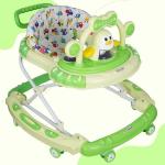 Amardeep And Co Green Baby Walker With Music Light And Adjustable Height