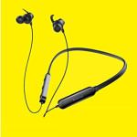 Robotek Black Wire Equipped With Deboss Design Earphone