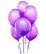 My Party Suppliers Pearl Purple, Violet Premium Latex Balloons for Any Celebration (pack of 6)