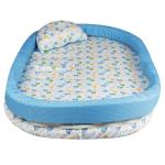 Kiddie Fun Baby Mattress with Mosquito Net and Bumper Guard 94x54x52 Cm