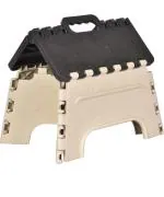 DOKEHOM Small 7 inch folding stool Super Strong Foldable Stool for Adults & Kids Portable Plastic Non-Slip Lightweight Space Saving Easy Folding Stools for Kitchen/Bathroom/Bedroom