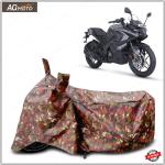 AG MOTO Bajaj Pulsar RS200 bike cover Water Resistant Dust Proof Protection in All Weather Red Jungle