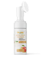 Orgello Apple Cider Vinegar Foaming Face Wash with Brush for men women girls oily dry normal skin | Anti Aging Face Wash |100 ml | Pack of 1