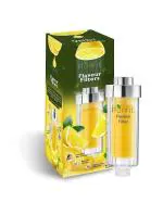 Purifit Yellow Acrylonitrile Butadiene Styrene Cylindrical Shower Filter For Hair And Skin, Remove Chlorine, Vitamin C (Lemon Flavour)