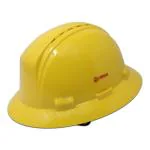 VENUS H-6000 Vent Series Safety Helmet For Construction(Yellow) ISI Certified Industrial Safety Full Brim Exclusive Ratchet Type Adjustment with Chin Strap, Head Protection for Outdoor & Industrial Work
