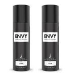 Envy Noir Rich French Fragrance Long Lasting Perfume Deodorant Spray (120ml) Pack of 2