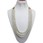 JAYA VISION ENTERPRISES Synthetic pearl 3 Line Necklace