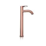 DIGGICOM Rose Gold Stainless Steel Wash Basin Taps Pillar Cock For Wash Basin, 12 Inch