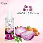 OCEAL Oceal Onion Hair Oil with resendyl - WITH COMB APPLICATOR - Controls Hair Fall -Natural Hair Oil (250ml)