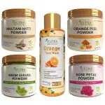 Orange peel ,Multani Mitti ,Neem ,Orange Facewash Gel ,Rose Petal Skin soft Powder for Acne,Aging,Dark spots,Wrinkles ,Hair care & Suitable for All type skin