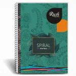 Rush Note Books A4 Size 400 Pages Spiral Notebook Unruled (Pack of 3) - Spiral Register note books