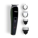 Vega VHTH-35 Stainless Steel Trimmer Men With Design And T Blade, Black