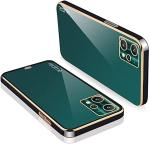 Clickaway Realme 9 Pro Plus Luxury HD New Electroplated Transparent Case Anti Yellow Top Notch Quality (Black, Gold, Multicolor)